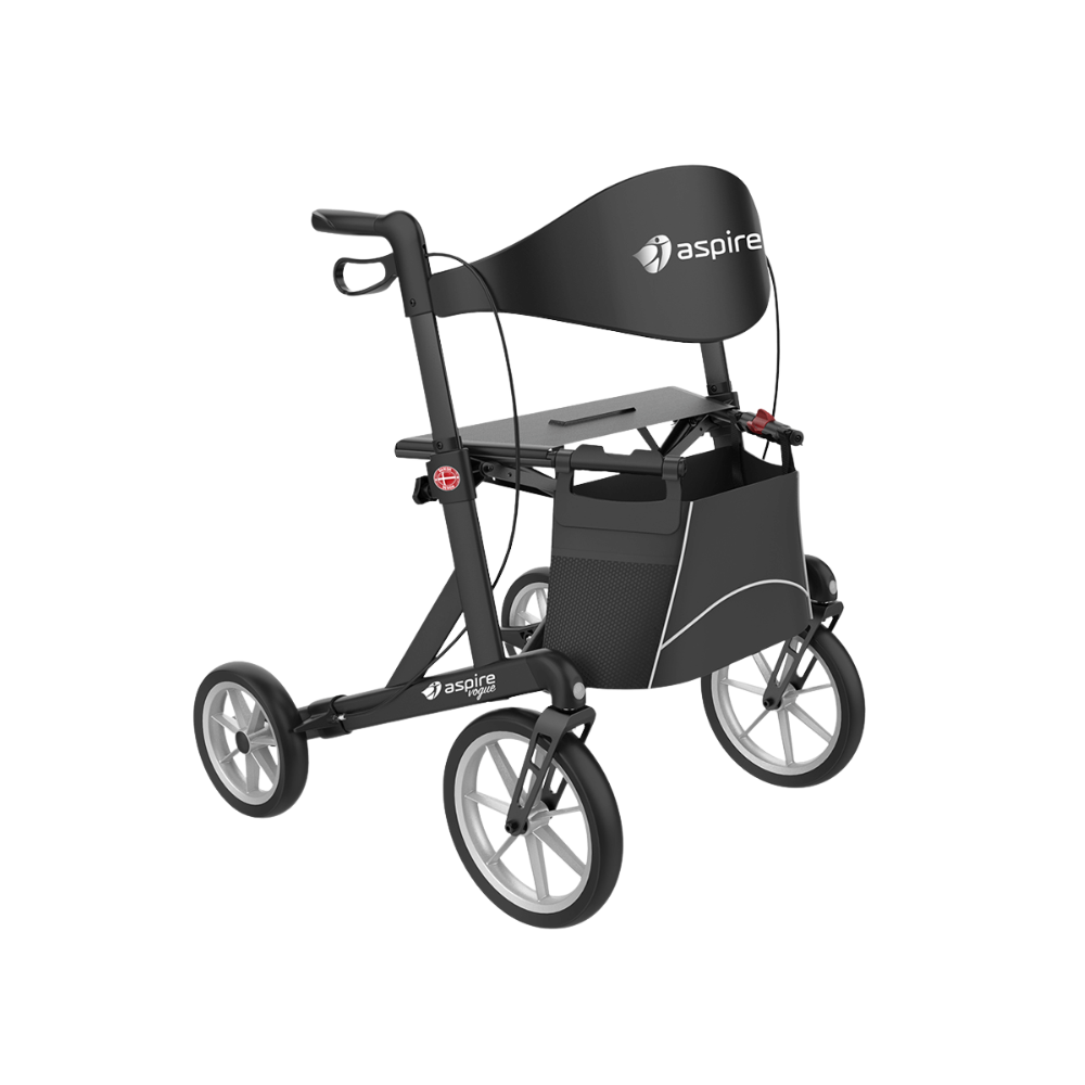 Aspire Vogue Bariatric Adventure Walker Black 