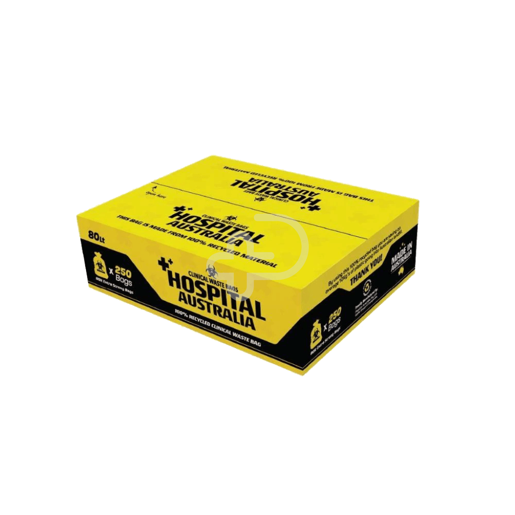 Heavy Duty Yellow Hazardous Clinical Waste Bag Hospital Biohazardous