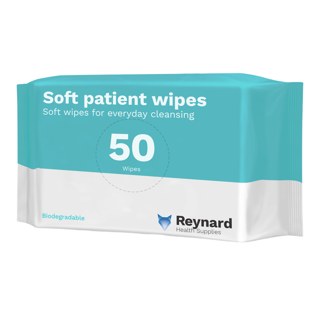 Reynard Healthcare Biodegradable Soft Patient Wipes 33cm x 29cm