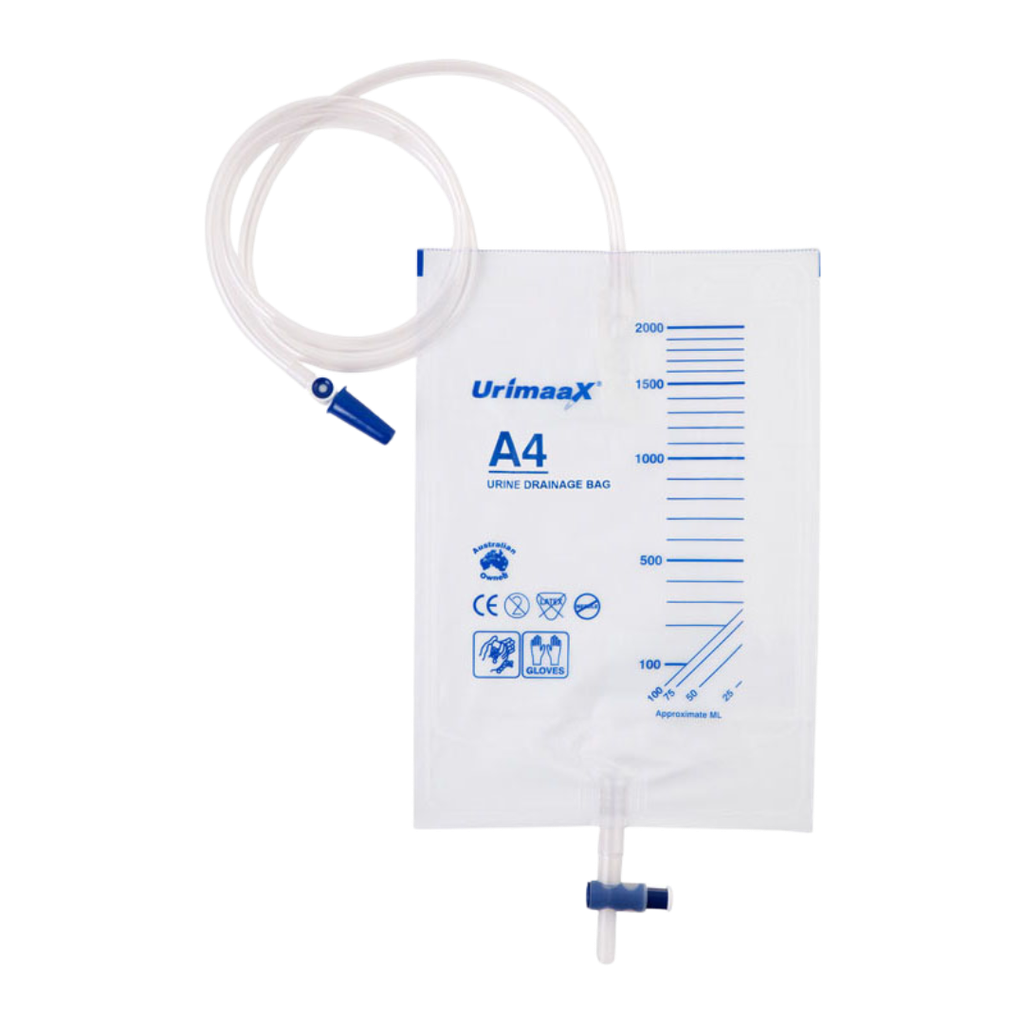 Urimaax Drainage Bag Closed System A4-2000ml Sterile