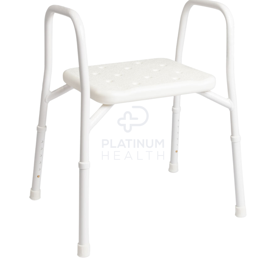 Hero Medical Shower Stool - Non Padded Aluminium Rust Free