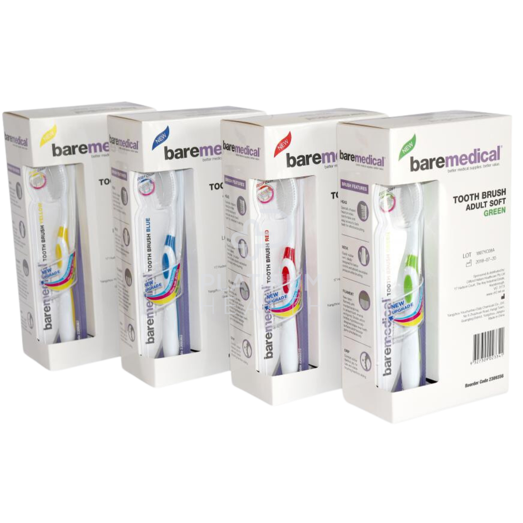 Toothbrush Mixed Colours Individual Wrapped