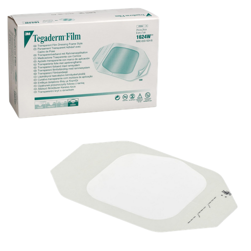 [3M1624W] 3M Tegaderm Transparent Film Dressing 6 x 7cm