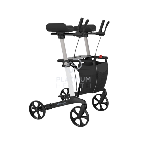 [WAF705400] Aspire Vogue Forearm Seat Walker/Rollator White/Black