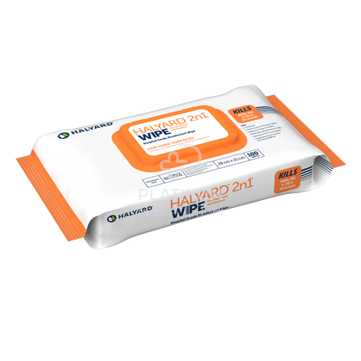 [17001] Halyard 2n1 Wipe Soft Pack 100 Wipes