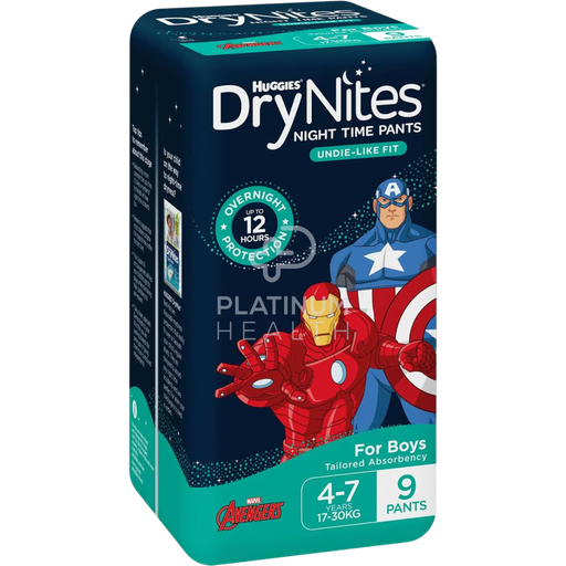[21503] Huggies Drynites Pyjama Pants Boys Conv 9 Size 4 (4-7 Years)