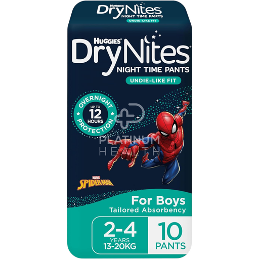 [21489] Huggies Drynites Pyjama Pants Boys Conv Size 2-4 Years