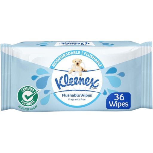 Kleenex Flushable Wipes Fragrance Free