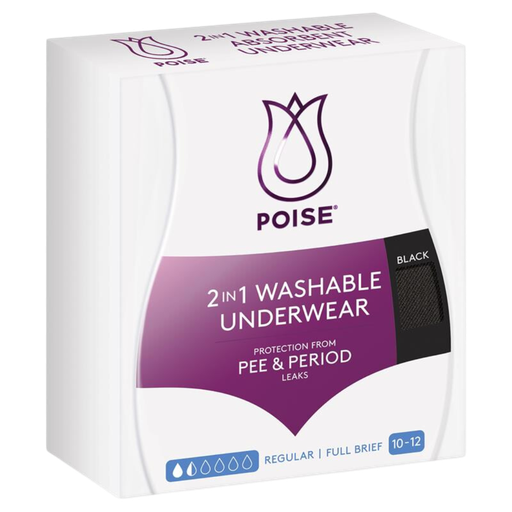 Poise 2In1 Washable Underwear