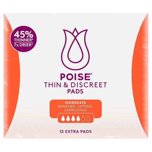 [91887] Poise Thin & Discreet Extra Pad
