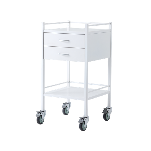 [PCT02] Powder Coated Trolley Two Drawer