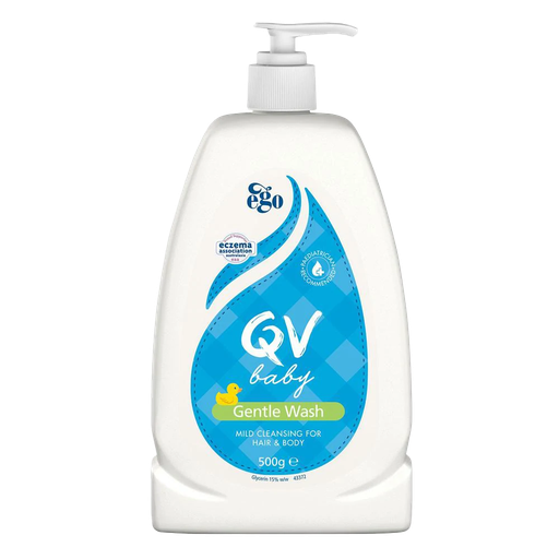 [11796] QV Baby Gentle Wash 500g Bottle Pump