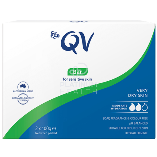 [10090] QV Cleansing 2 x 100g Bar