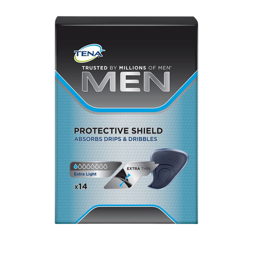 [750404] Tena Men Active Fit Protective Shield Black