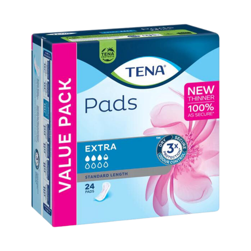 Tena Pads Extra Standard Length