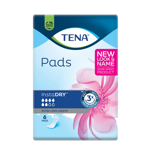 [760946] Tena Pads InstaDry Extra Long Length