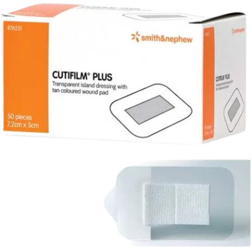CUTIFILM Plus Transparent Island Film Dressing - Skin Tone