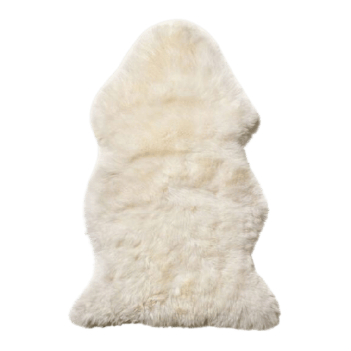 [S9474] Sheepskin Medical - Wild Goose Sheepskin Rug Overlay Light Ivory (Non Medical Grade)