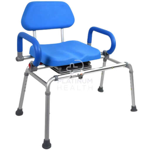 [S13279] Royale Medical Transfer Bench - Royale Medical 51cm 130kg Sliding & Swivel Aluminium