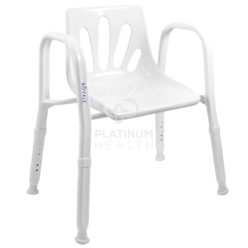[S11964] Royale Medical Shower Chair - Royale Medical 56cm 280Kg Bariatric Premium Aluminium