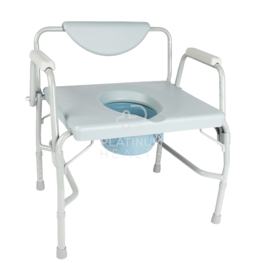 [S9826] Hero Medical 3 in 1 - Bariatric Drop Arm Commode Chair with Bowl and Lid