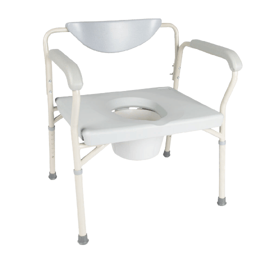 [S8270] Hero Medical  Heavy Duty Commode All-in-One with Padded Back